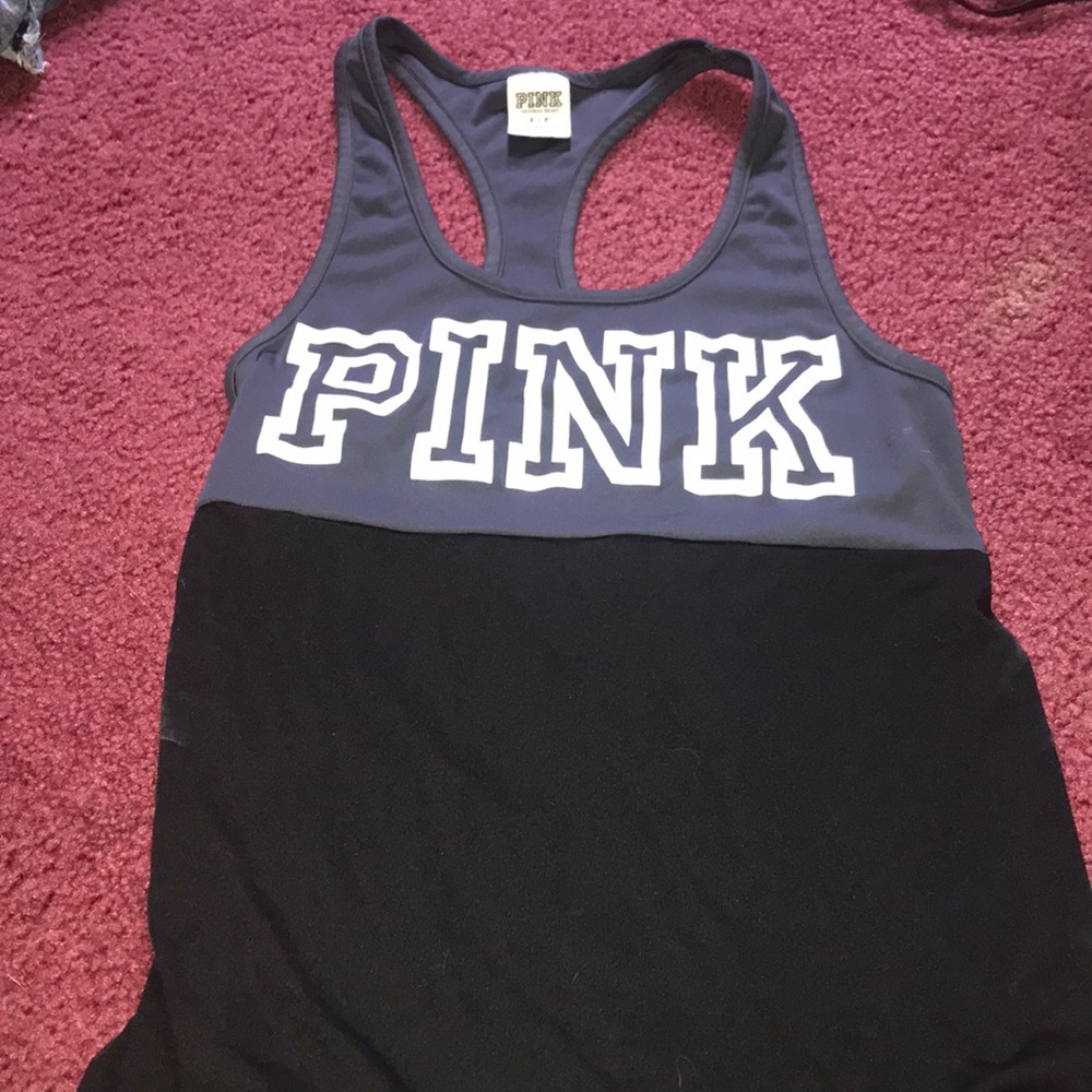 PINK racer back workout tank